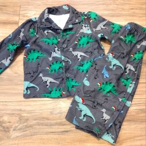 Carter's boys Christmas Dino pajamas size 18 months